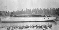Photo #  NH 102356:  Motor boat Vincent, possibly while being inspected for World War I Navy service