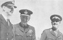 Illustration: The Middle East Commanders-in-Chief: Vice-Admiral Sir Andrew Cunningham, Air Marshal Sir Arthur Longmore and General Sir Archibald Wavell.