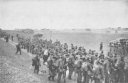 Illustration: The arrival of 2/6th Battalion at Beit Jirja, Palestine, 18th lay 1940.