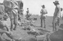 Illustration: 2/6th Battalion: Drawing rations on an exercise in Egypt, September-October 1940.