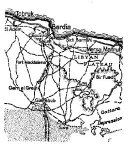 Map: Australia: The Egyptian frontier