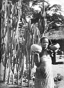 Native pottery worker from Yamhuya