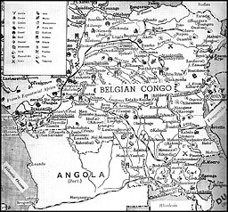 Map: Belgian Congo