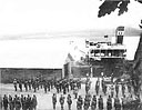 Colonial troops embarking for the Sudan