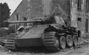 Destroyed Panther tank in Bretteville