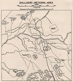 Map: Gallabat-Metemma Area