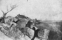 Punjabi soldiers in position on a hill-top between Tessenei and Barentu