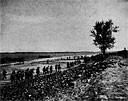 Landing Craft put troops ashore on one of the beaches in an assault