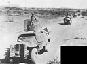 South African armoured cars during the advance into southern Abyssinia.