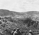 Approach to Mega, showing <i>(on left)</i> the heights taken by 1st S.A. Irish in capturing an Italian observation post.