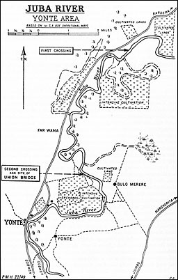 Map of Juba River-Yonte Area