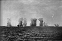 Bombs dropping round the Ark Royal