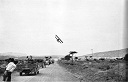 An aircraft dropping a message near Addis Ababa