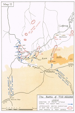 The Battle of Tug Argan, August 1940