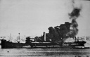 Mast-head attack by the R.A.F. against shipping in Tripoli harbour