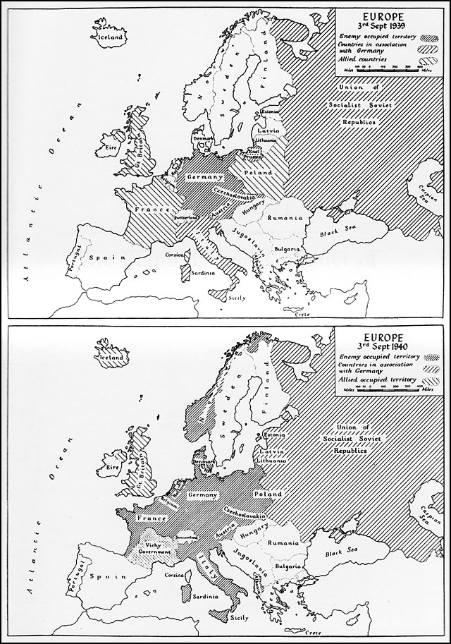 Europe Map 1939