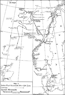 Naval Movements 8th-13th June
