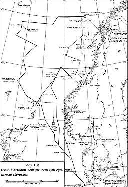 Naval Movements, 9th-13th April