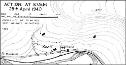 Action at Kvam 25th April 1940