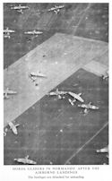 HORSA GLIDERS IN NORMANDY AFTER THE AIRBORNE LANDINGS