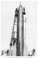 A <i>V.2</i> BEING PREPARED FOR LAUNCHING
