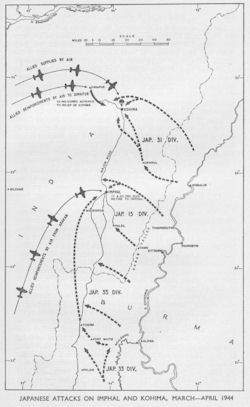 JAPANESE ATTACKS ON IMPHAL AND KOHIMA, MARCH APRIL 1944