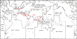 Map 2. Naval Command Areas and Associated R.A.F. Commands, September 1939