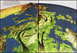 Map: Path of the Red Army