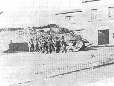 Infantryman and tankers
