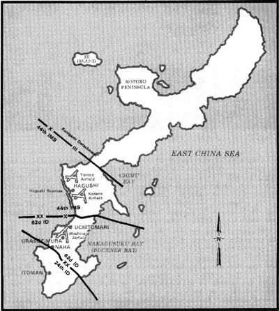 Map of Okinawa