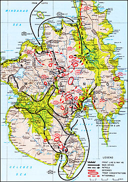 Plate No. 101, Final Operations on Mindanao, 6 May-11 August 1945