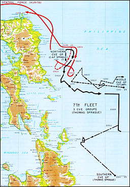 Plate No. 62, Battle off Samar
