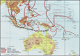 Plate No. 8: Disintegration of the Malay Barrier and the Threat to Australia