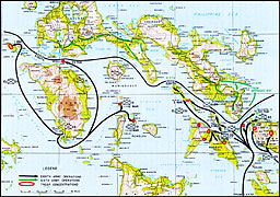 Plate No. 95, Clearing of the Visayan Passages, 19 February-8 May 1945