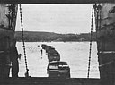 Supplies for Brest. Trucks leaving LST near Morlaix for Brest