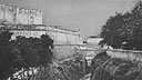 Ancient Wall and Moat on land side, inner fortress at Brest