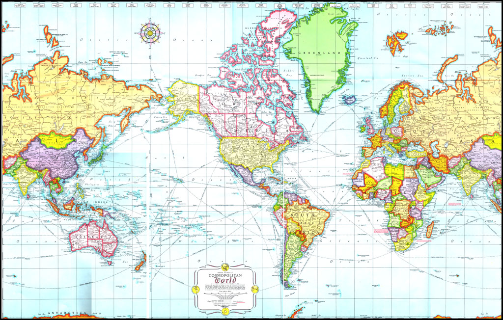 World Map 1940