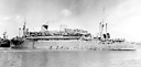 ARMY TROOPS ARRIVING AT NOUMÉA, New Caledonia, in March 1942 aboard
a transport.