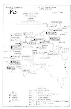 Appendix #7 to Annex #2 F.O. #1--Order of Battle