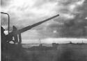ANTI-AIRCRAFT GUN ON A COAST GUARD-MANNED LST