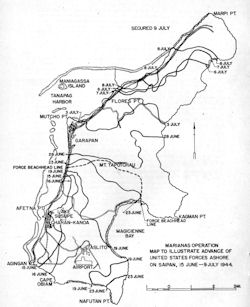 MARIANAS OPERATION MAP