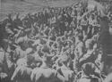 U.S. OFFICERS AND TROOPS DISCUSS LAST MINUTE DETAILS OF THEIR JOB IN THE INVASION