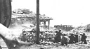 Close fighting at edge of Peleliu airfield