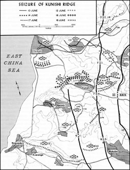 Map 21: Seizure of Kunishi Ridge