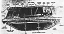 Figure 13. A training manual photograph of the LVT(A)2. This was 
identical to the LVT(2) except that it was constructed of 
heavy metal sheet amounting to armor protection from one-quarter 
to one-half inch thick.