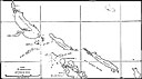 Map 3. Landings, Central and Northern Solomons, June 1943 to February 1944.