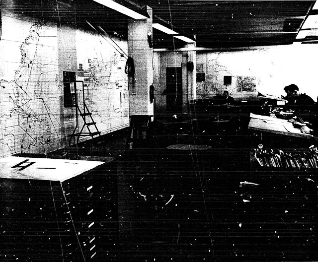 Photo: Ocean and Coastal Convoy Plot Room (FX-3721), April 1945