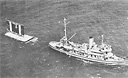 ATO Ocean Tug, Old (ATO-24 with target in tow)