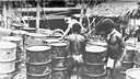 PT boat fueling depot Base No. 8 Morobe, New Guinea