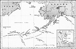 Map: Aleutian Islands